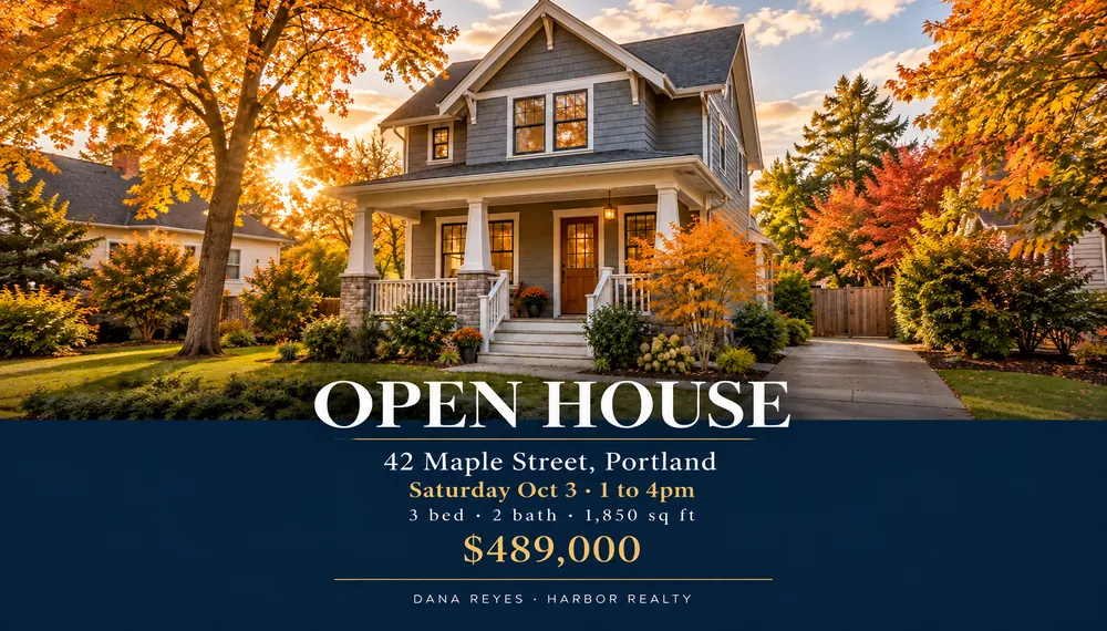 Open house post resized for X Post
