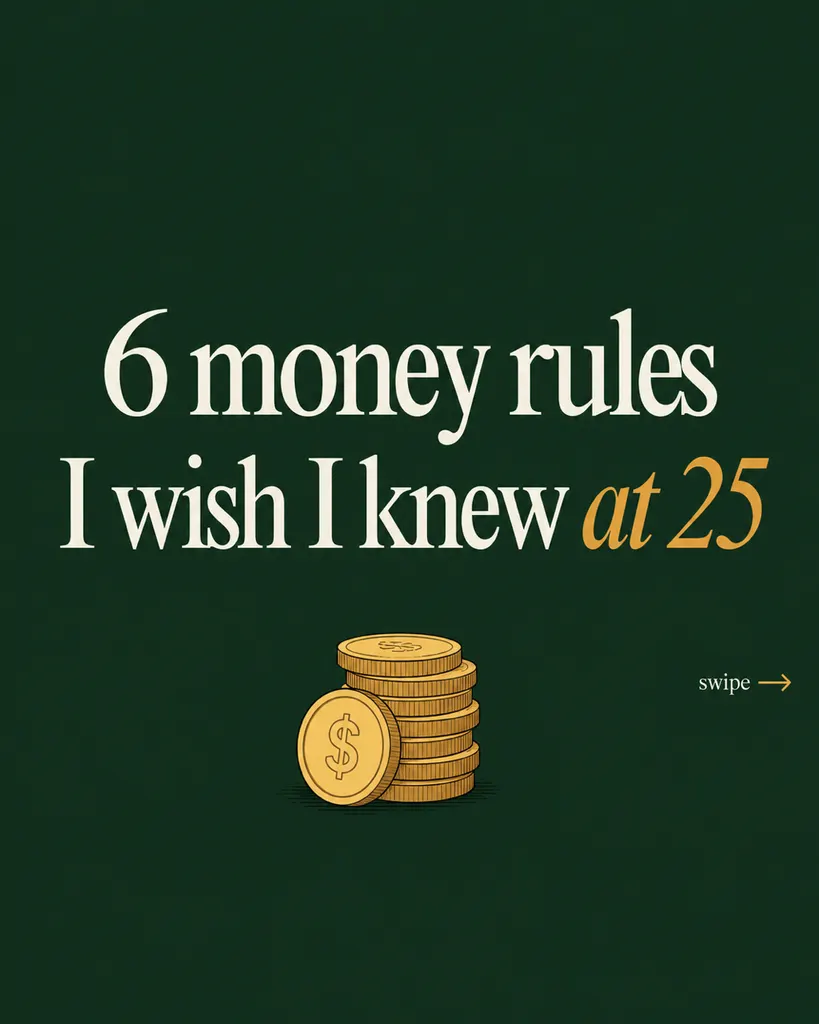 6 money rules I wish I knew
