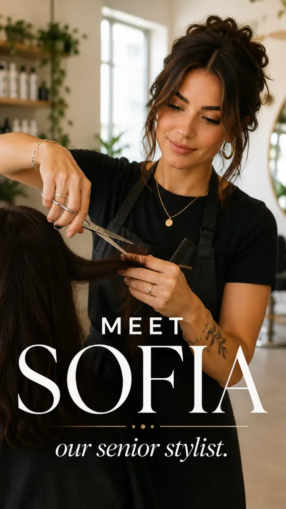 Introducing Sofia, senior stylist