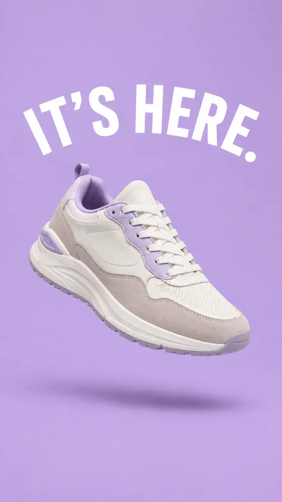 It’s here — pastel sneaker launch
