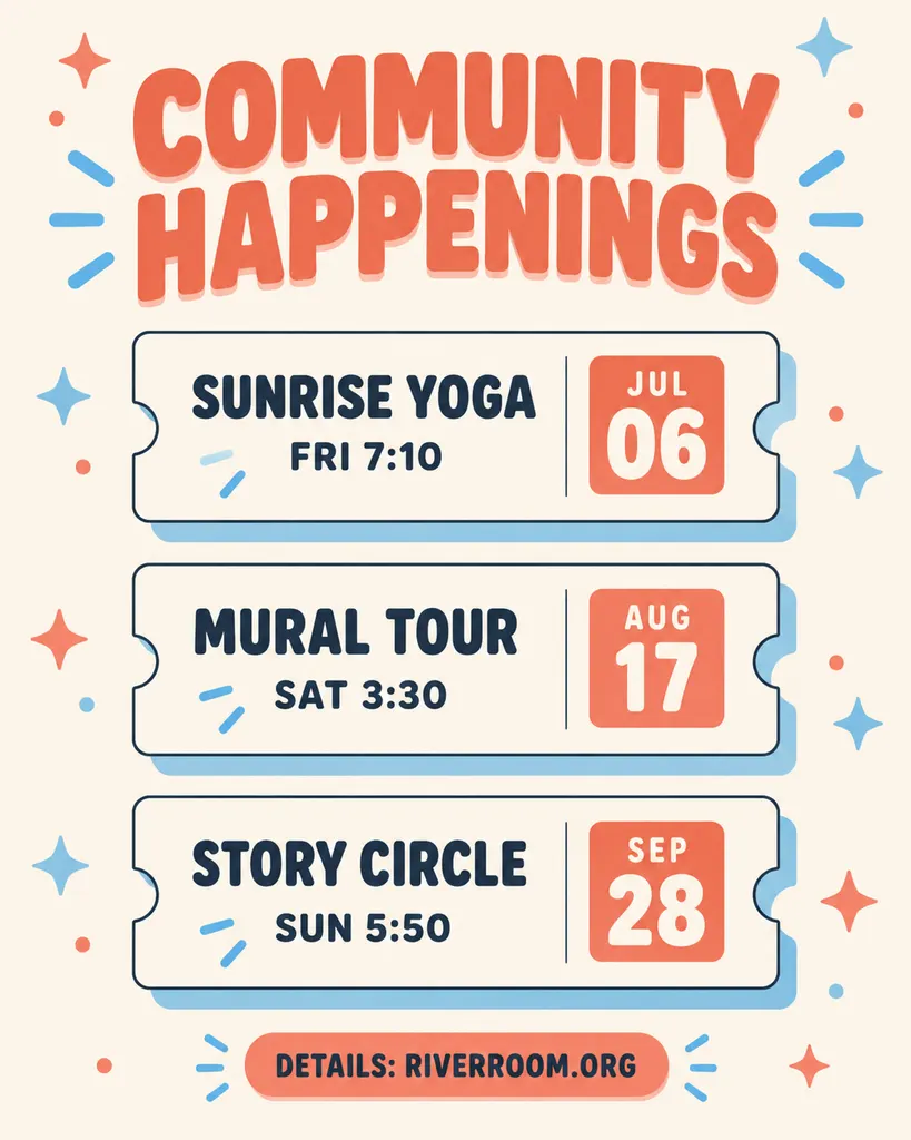 Upcoming Events Schedule