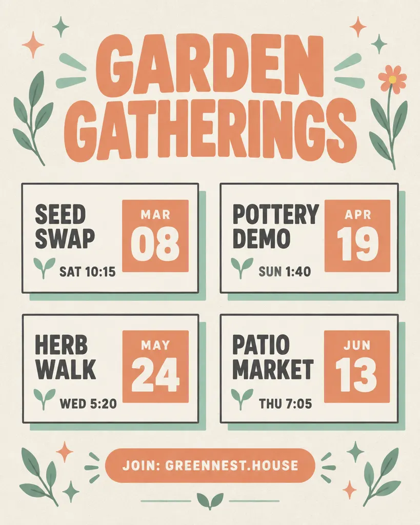 Upcoming Events Schedule