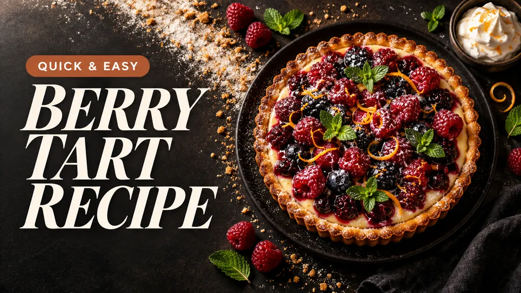Berry Tart Recipe Tutorial