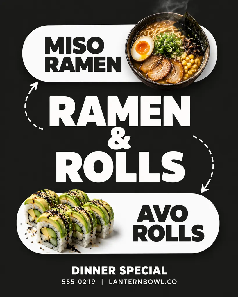 Restaurant Dinner Promo