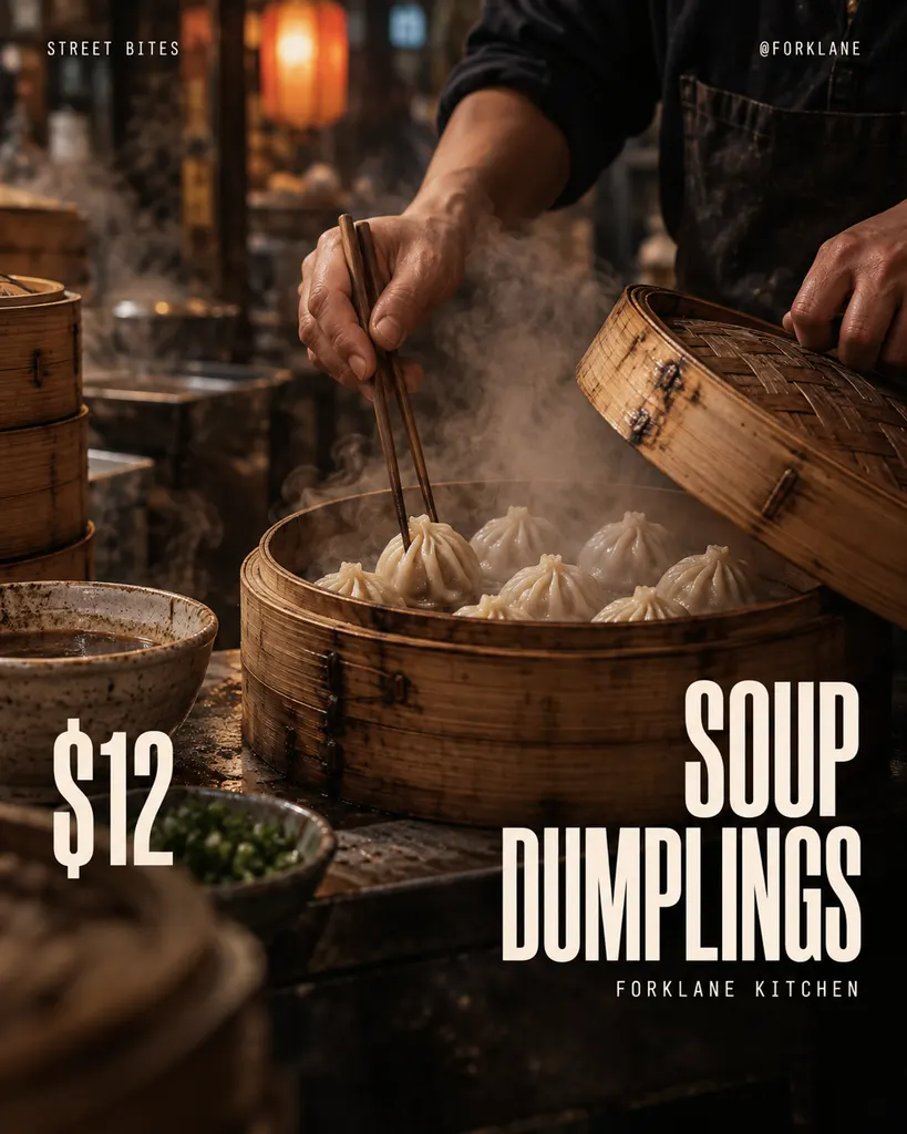 Restaurant Dumpling Ad