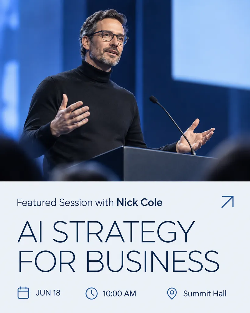 Business Conference Announcement