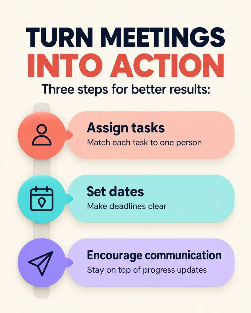 Meeting Checklist Infographic