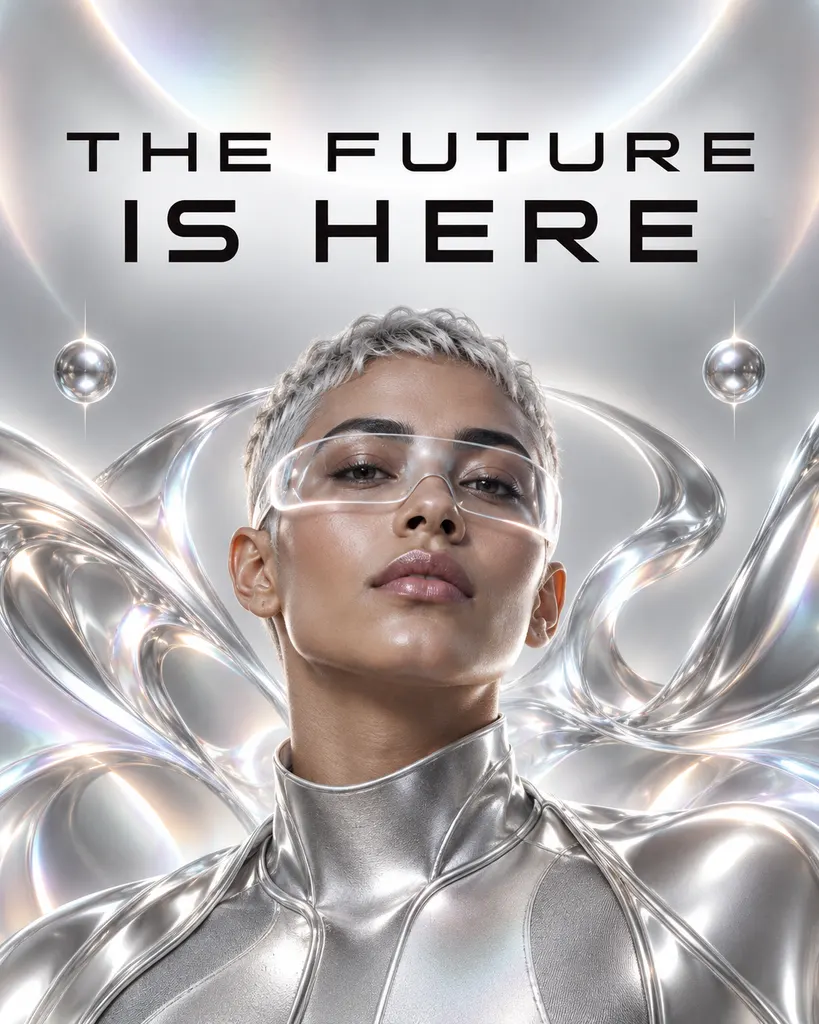 Futuristic Innovation Poster