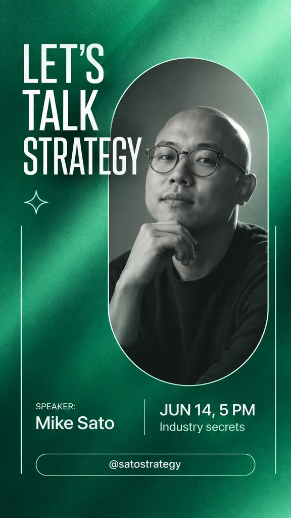 Speaker Event Announcement