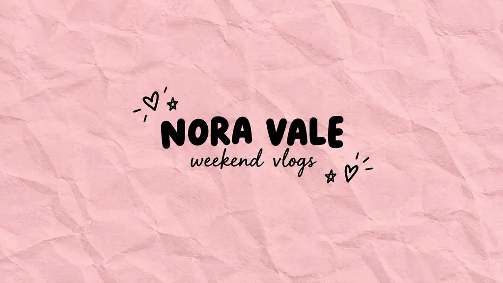 Minimal Vlog Channel Art