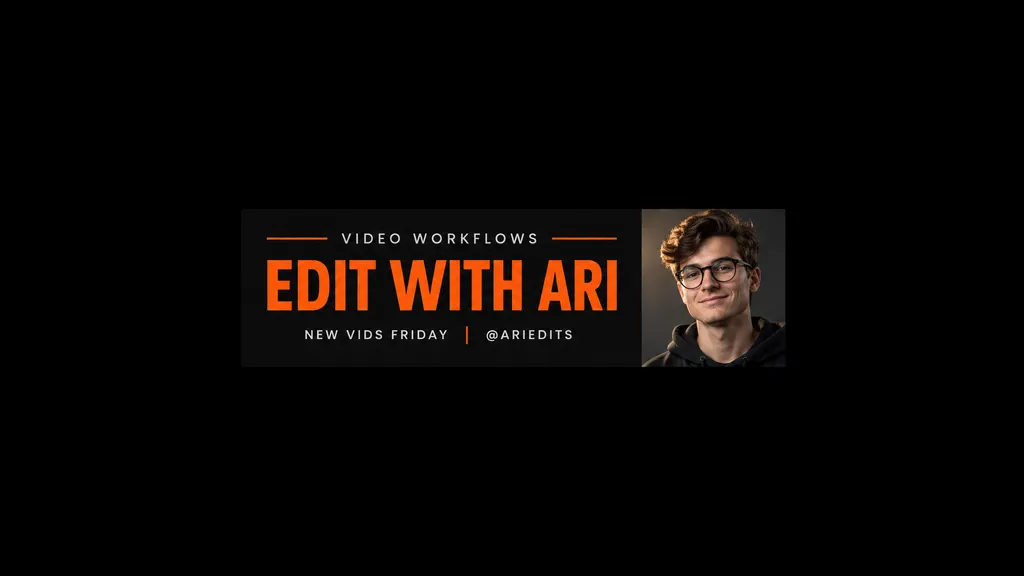 Video Editor Channel Banner
