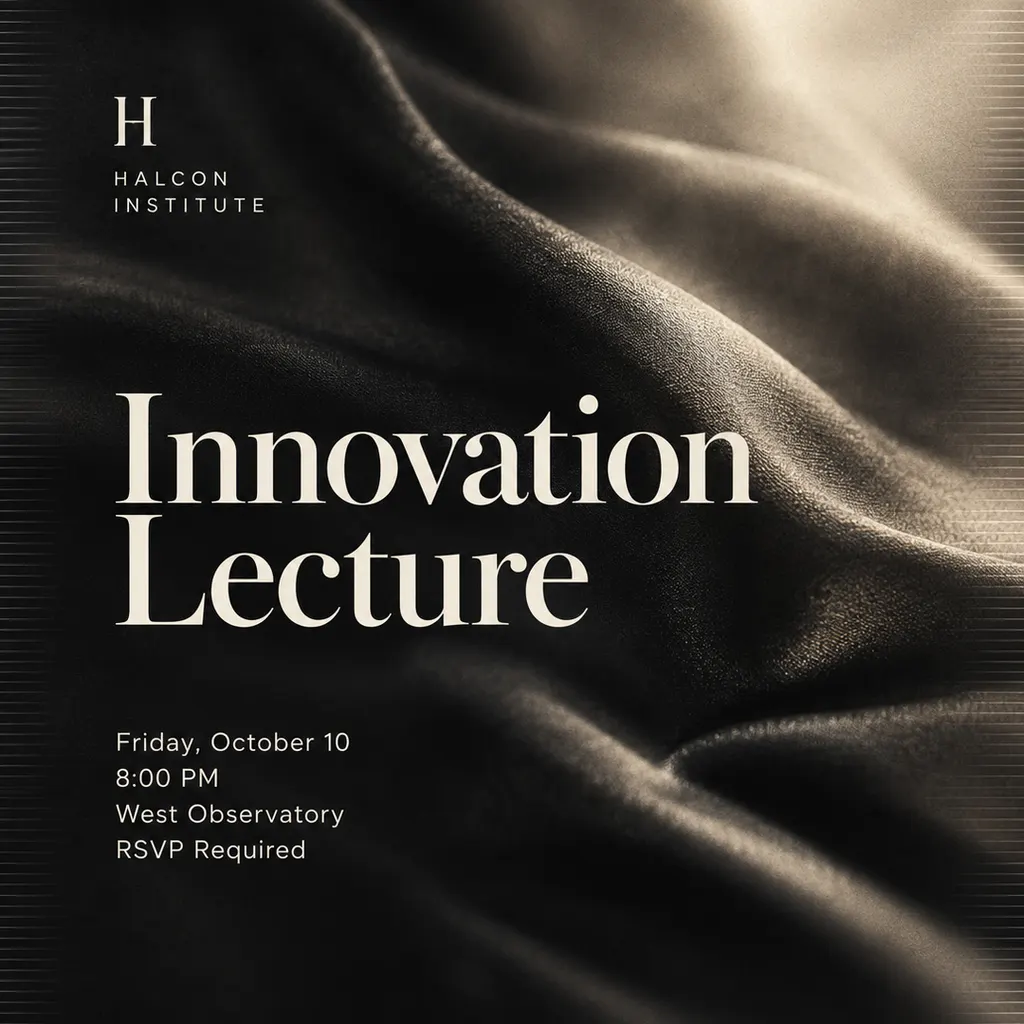 Formal Lecture Announcement