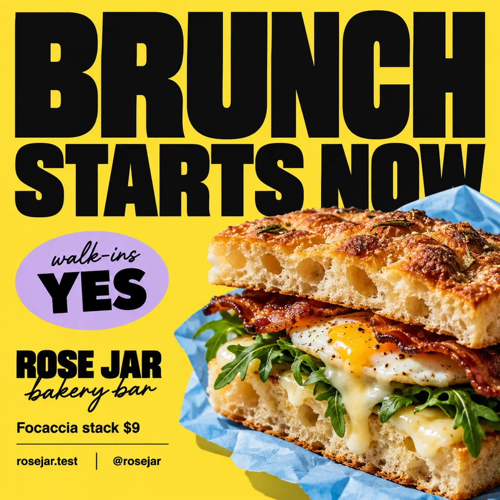 Bold Brunch Promo