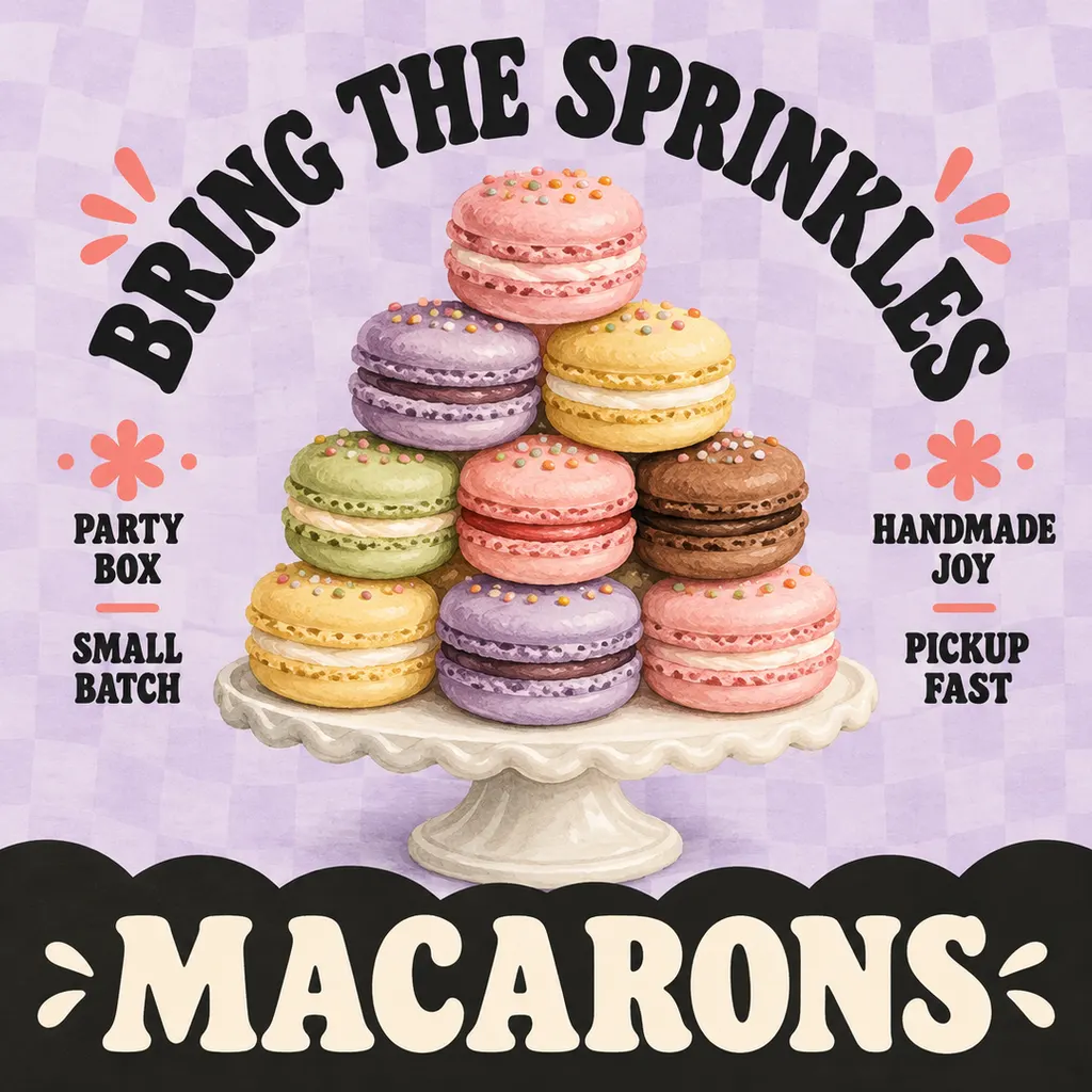Macaron Treat Promotion