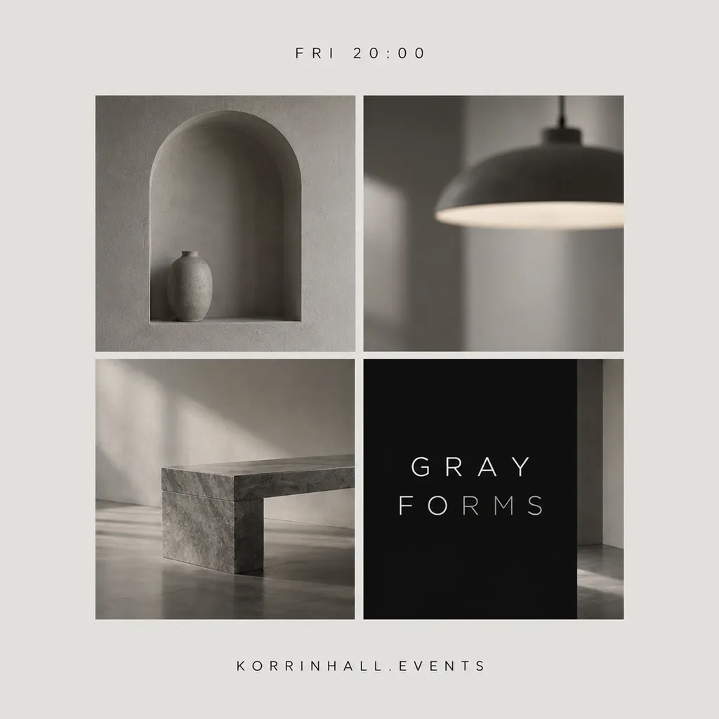 Minimal Exhibition Announcement