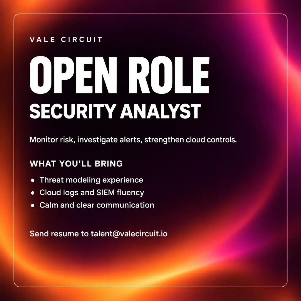 Tech Job Opening