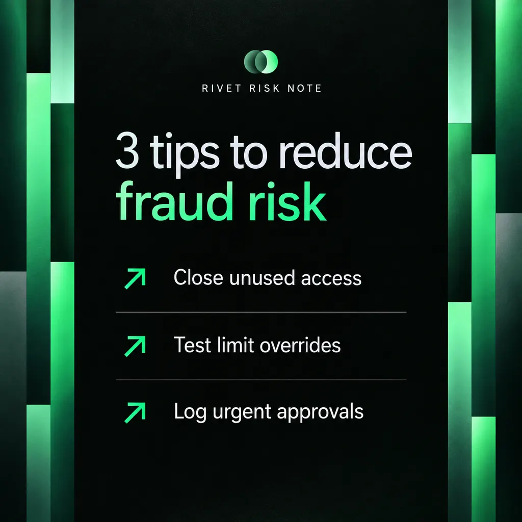 Fraud Risk Tips