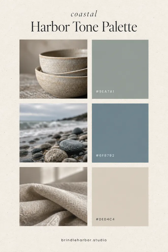 Coastal Color Palette Moodboard
