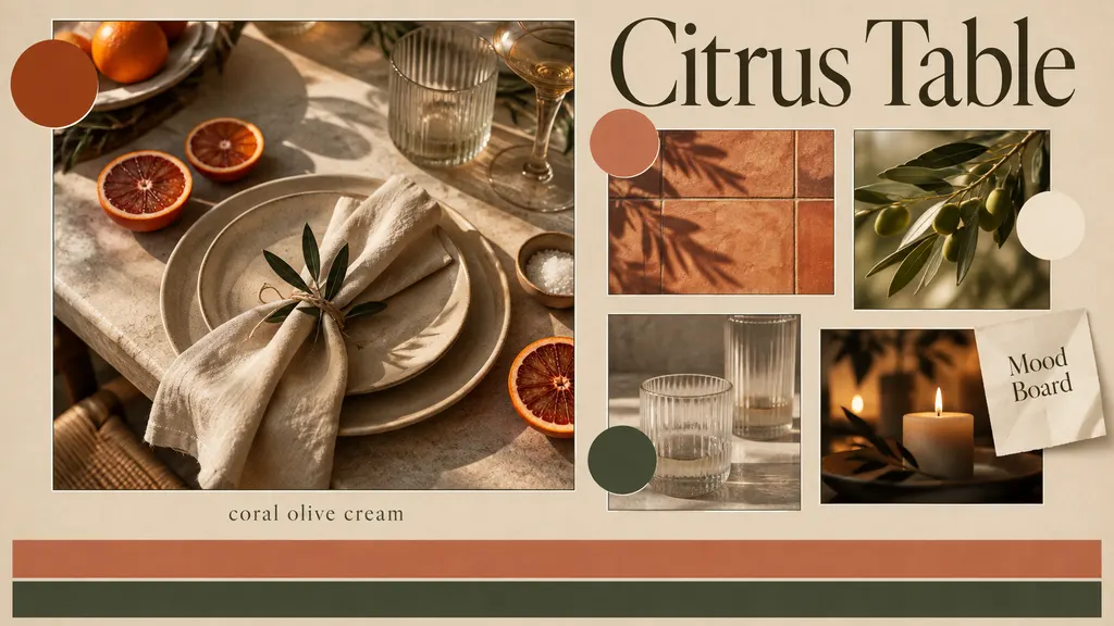 Editorial Brand Mood Board