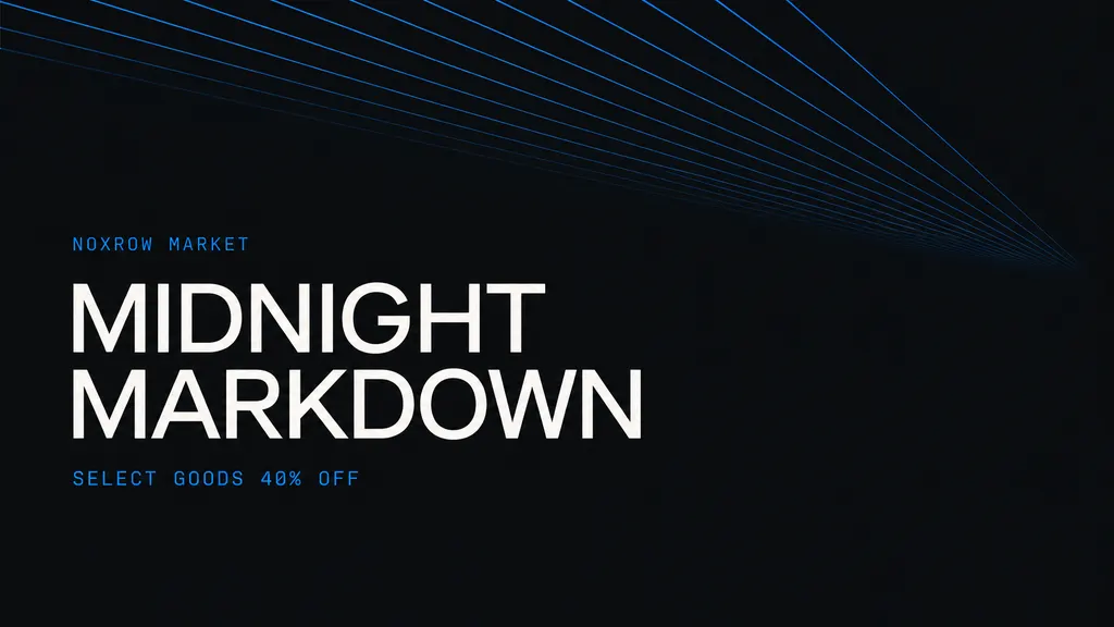 Futuristic Sale Announcement
