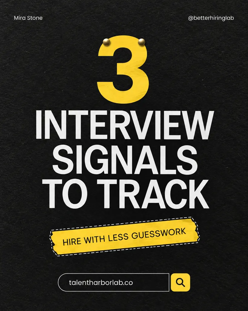 Numbered Hiring Tips