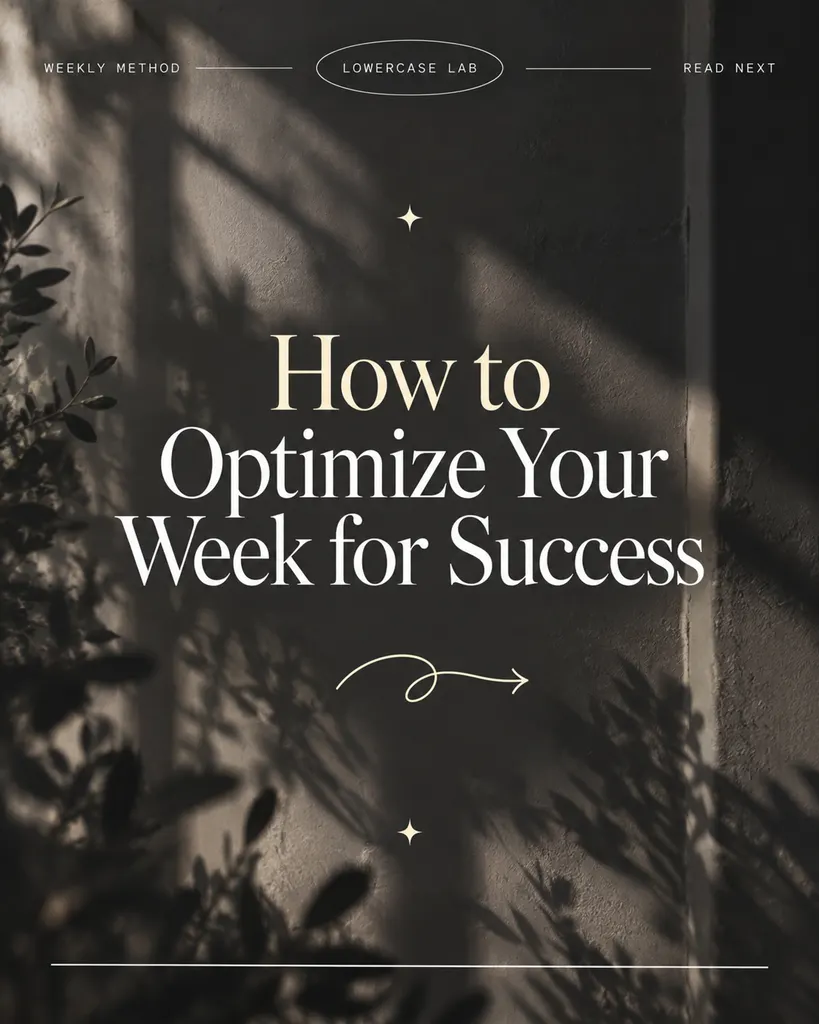 Weekly Planning Guide