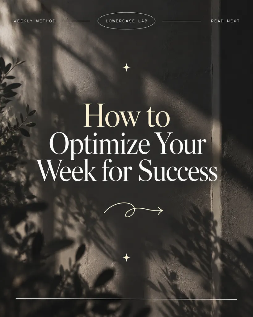 Weekly Planning Guide