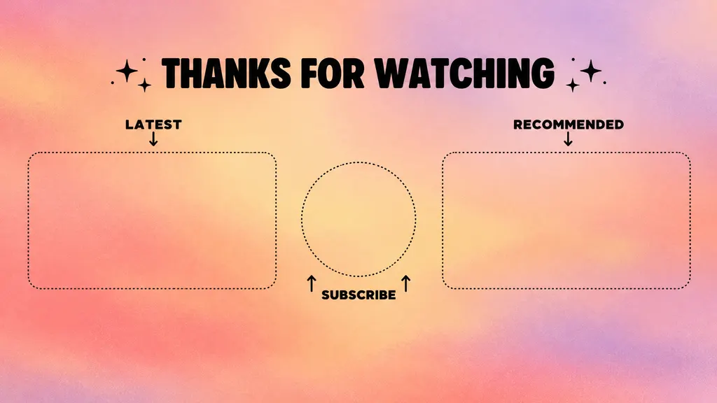 Colorful Gradient Outro