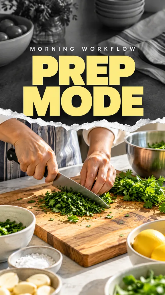 Morning Recipe Prep