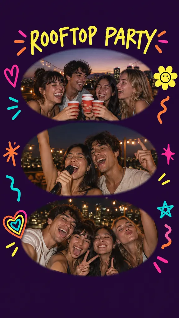 Party Recap Collage
