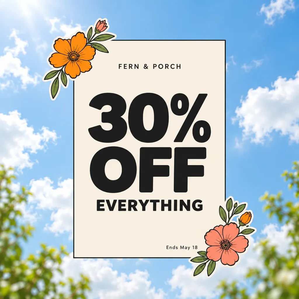 Spring Sale Offer