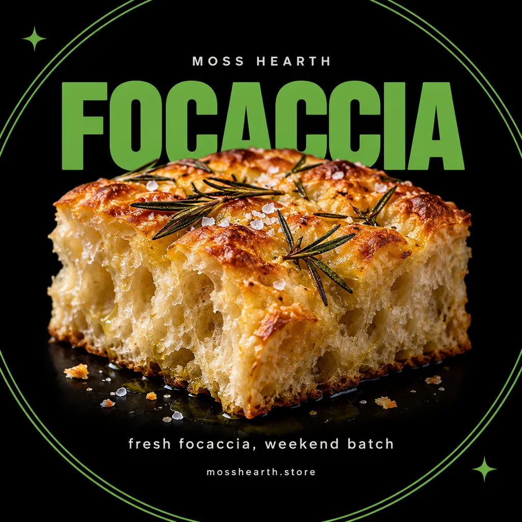 Bold Focaccia Promotion