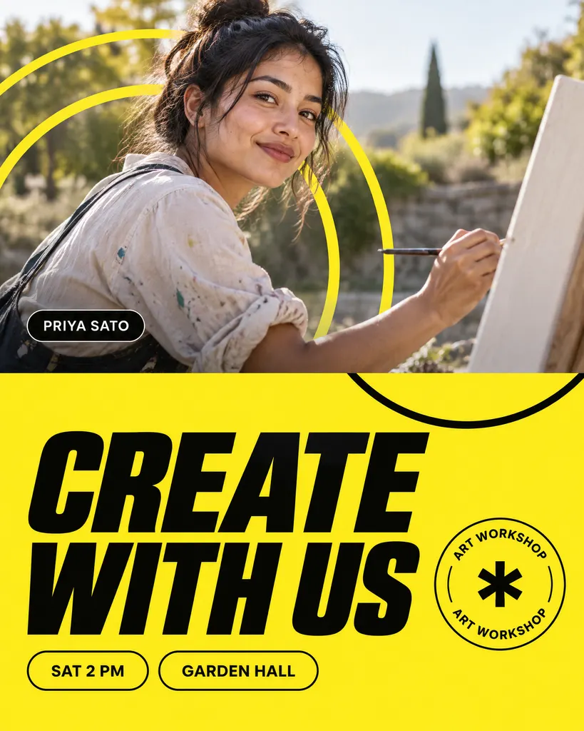 Art Workshop Promotion