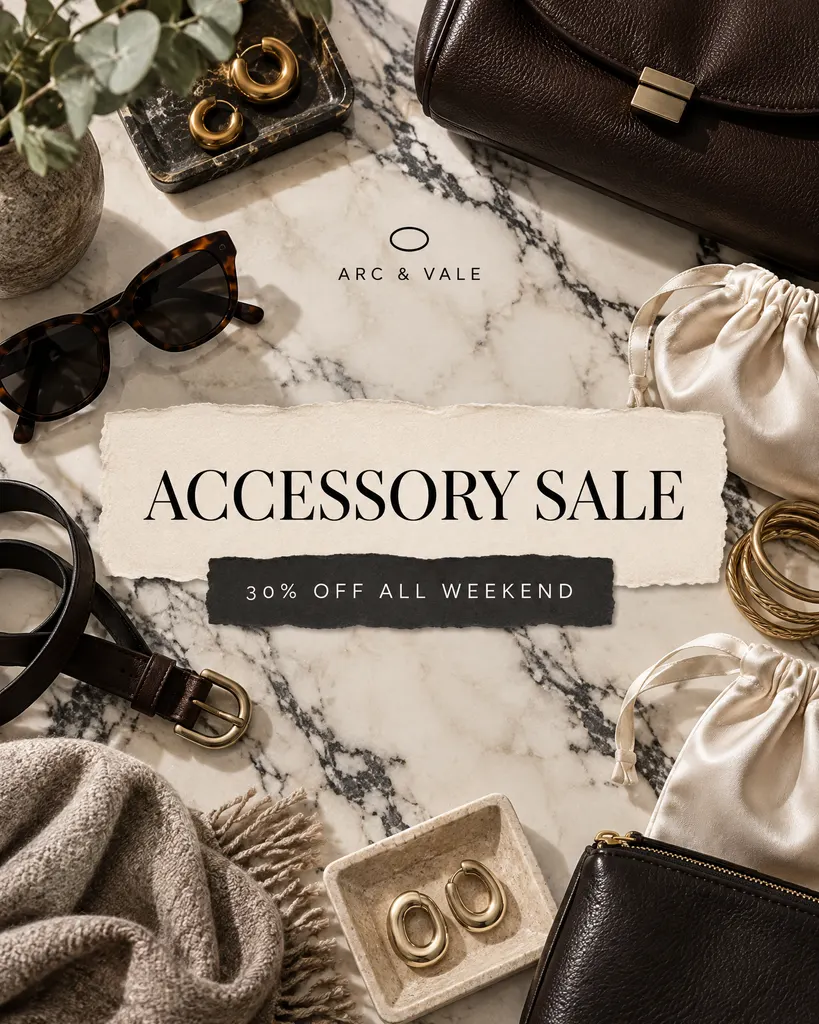 Accessory Sale Announcement