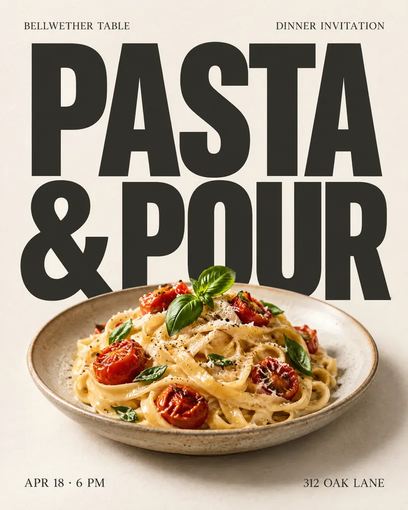 Restaurant Event Invitation