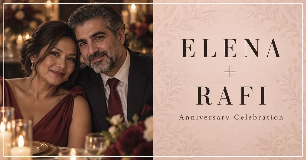 Elegant Anniversary Celebration
