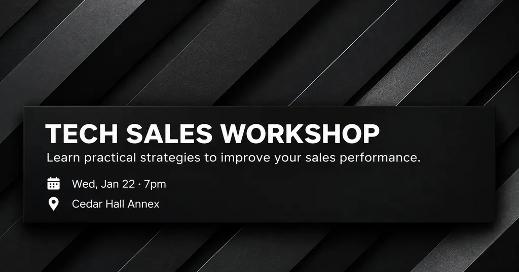 Sleek Professional Workshop