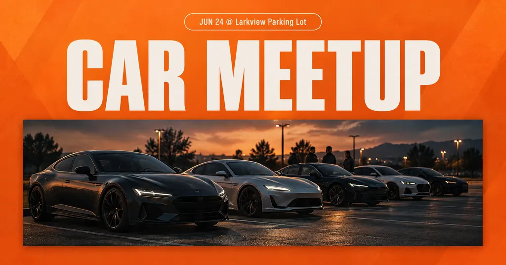 Car Meetup Promo