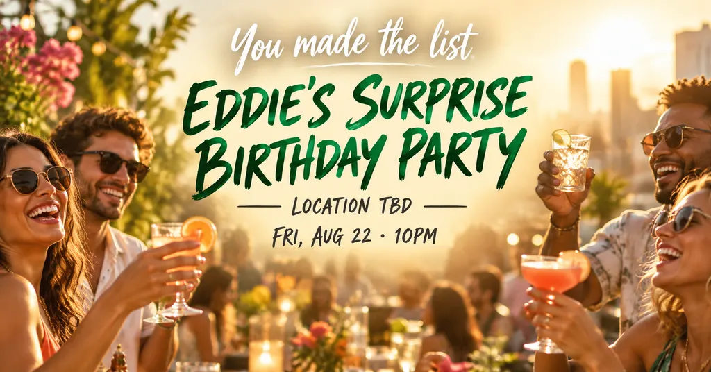 Surprise Birthday Party