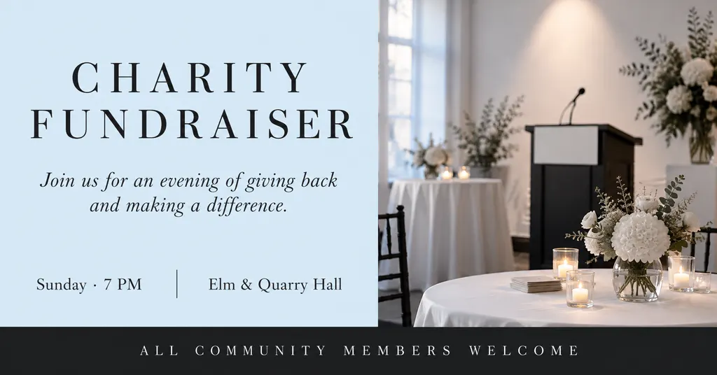 Charity Fundraiser Event