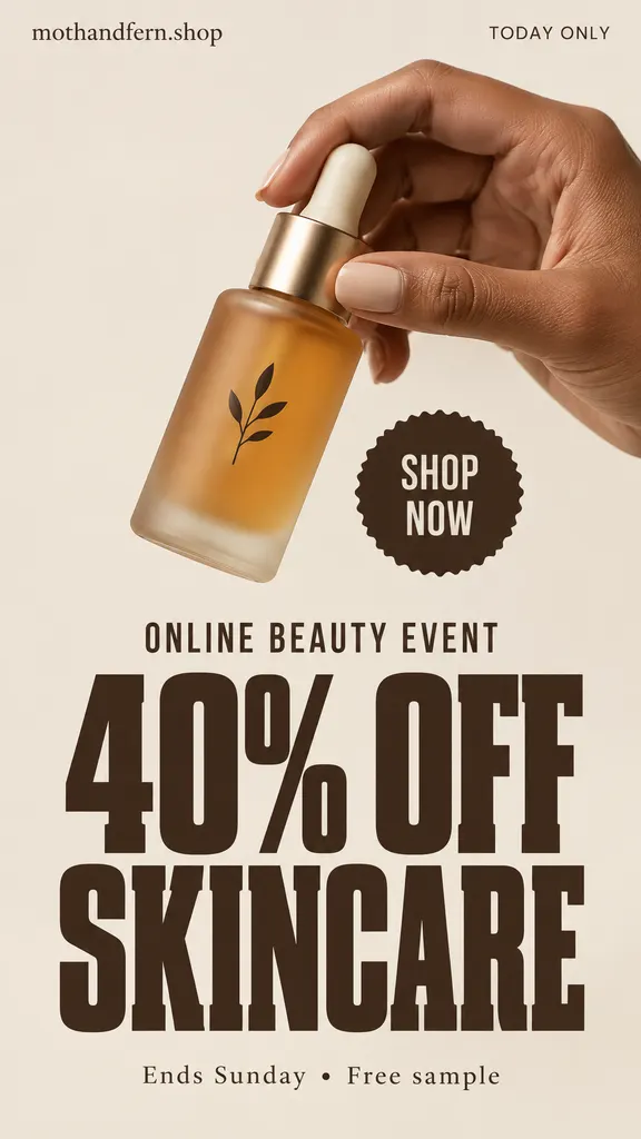 Skincare Discount Promotion