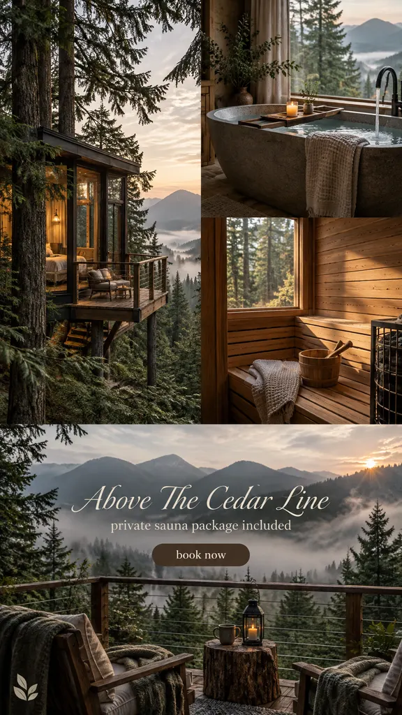 Mountain Cabin Stay Promo