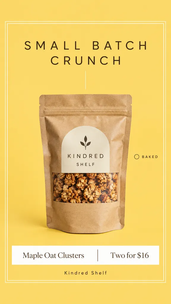 Minimal Snack Sale