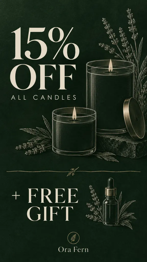 Luxury Candle Promotion