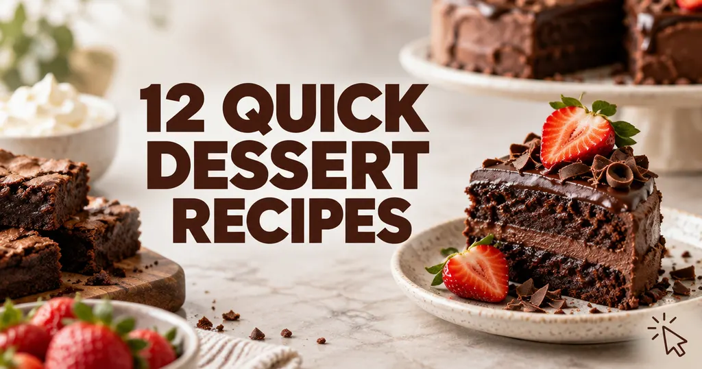 Dessert Recipe Roundup