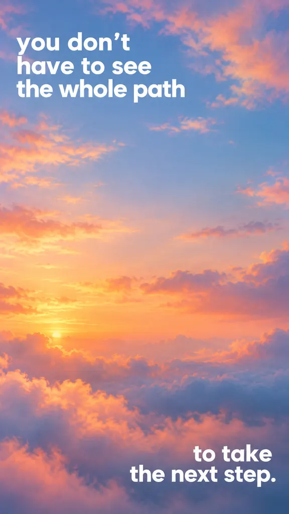 Inspirational Sunset Quote