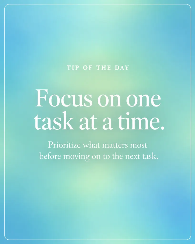 Daily Tip Card
