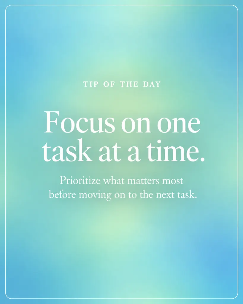 Daily Tip Card