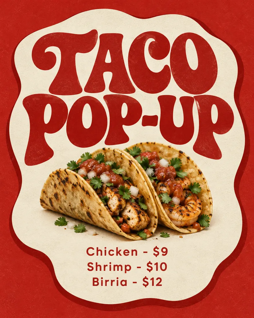Taco Menu