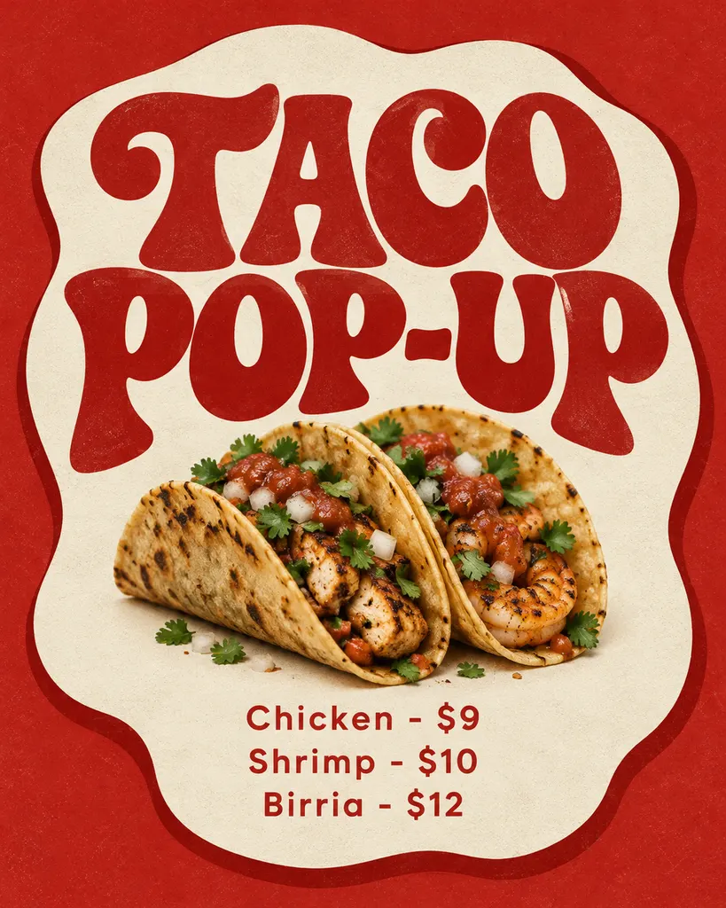 Taco Menu